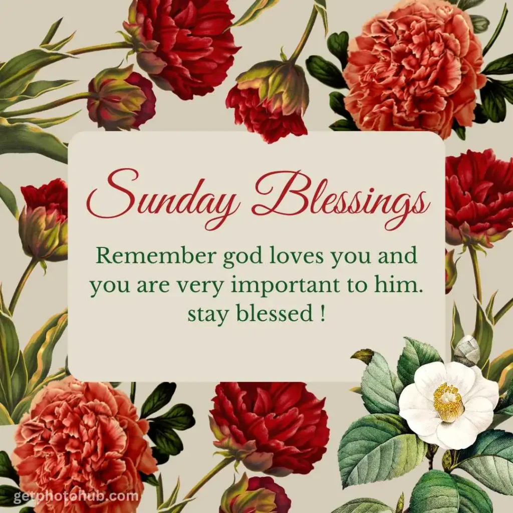 Good Morning Sunday Blessings