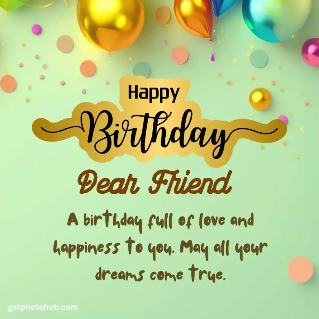 Happy Birthday Special Friend Image