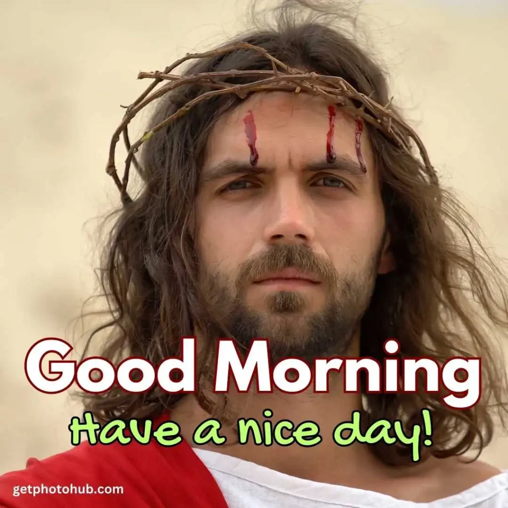 Jesus Good Morning Photo