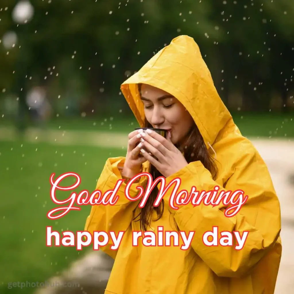 Rainfall Good Morning Image