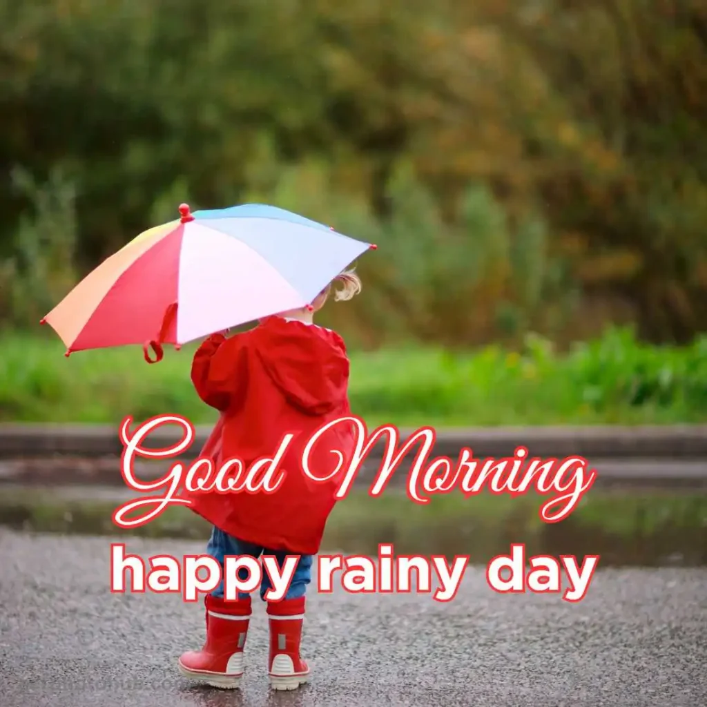 Rainfall Good Morning Image