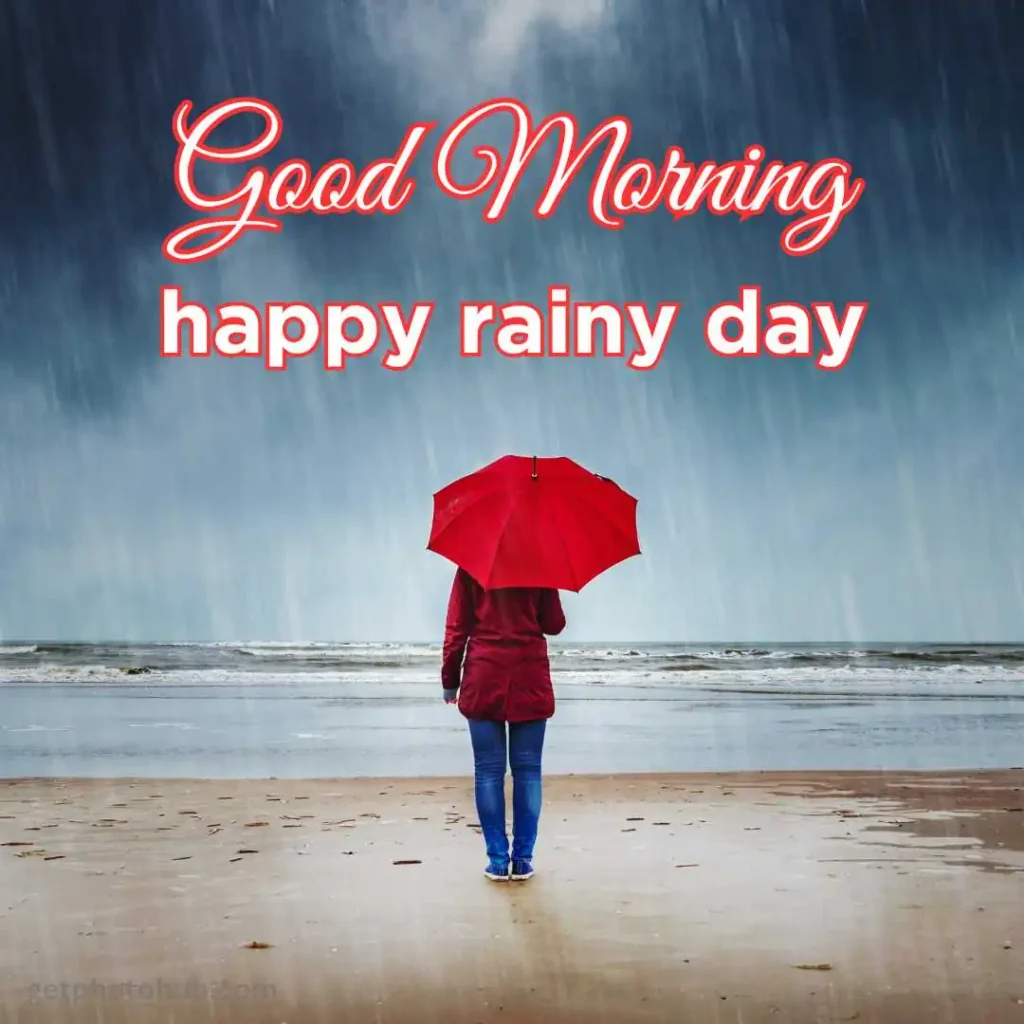 Rainfall Good Morning Image