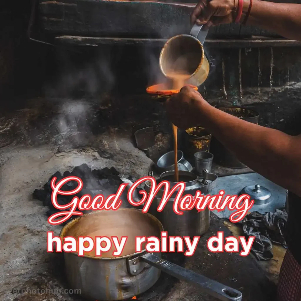 Rainfall Good Morning Image