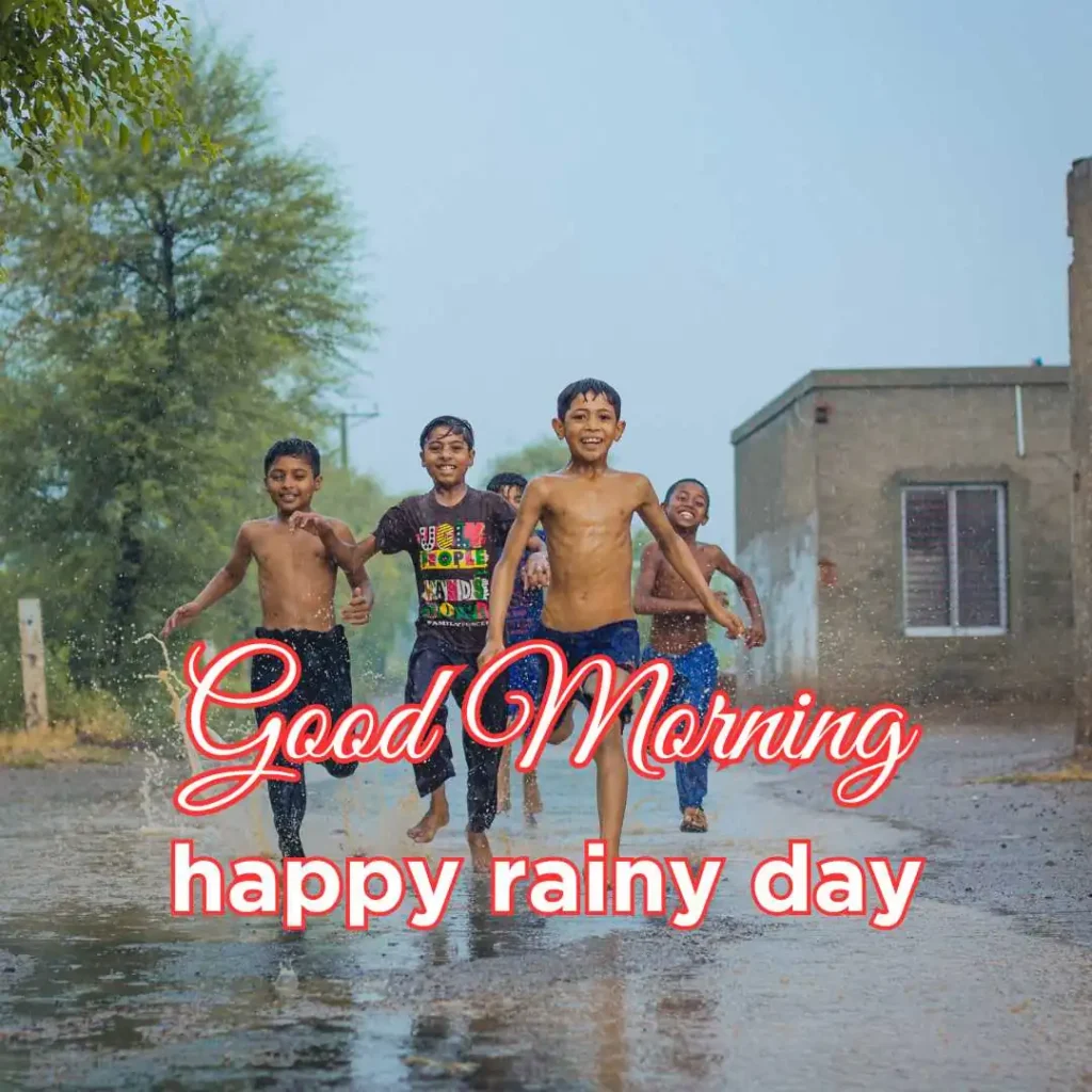 Rainfall Good Morning Image