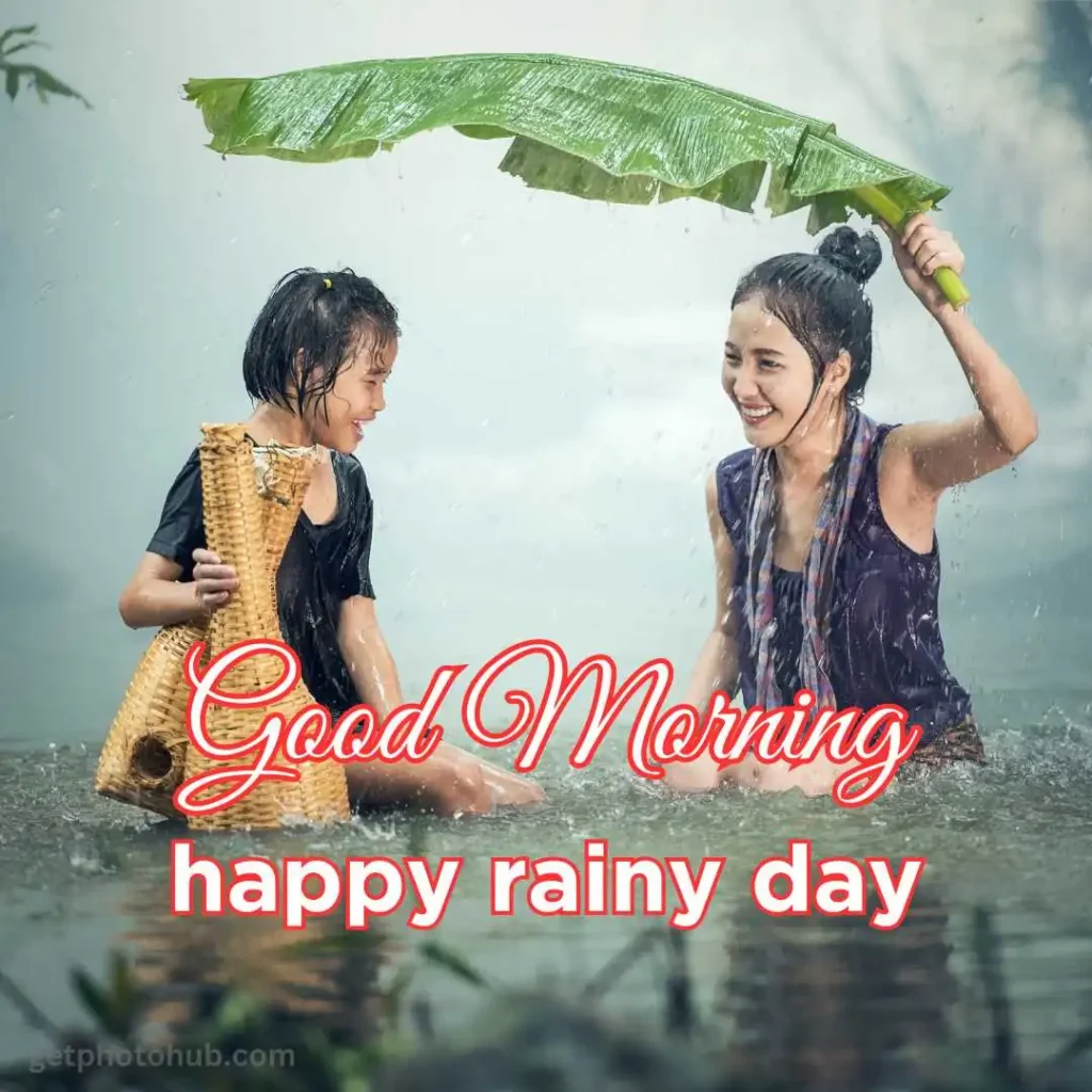 Rainfall Good Morning Image