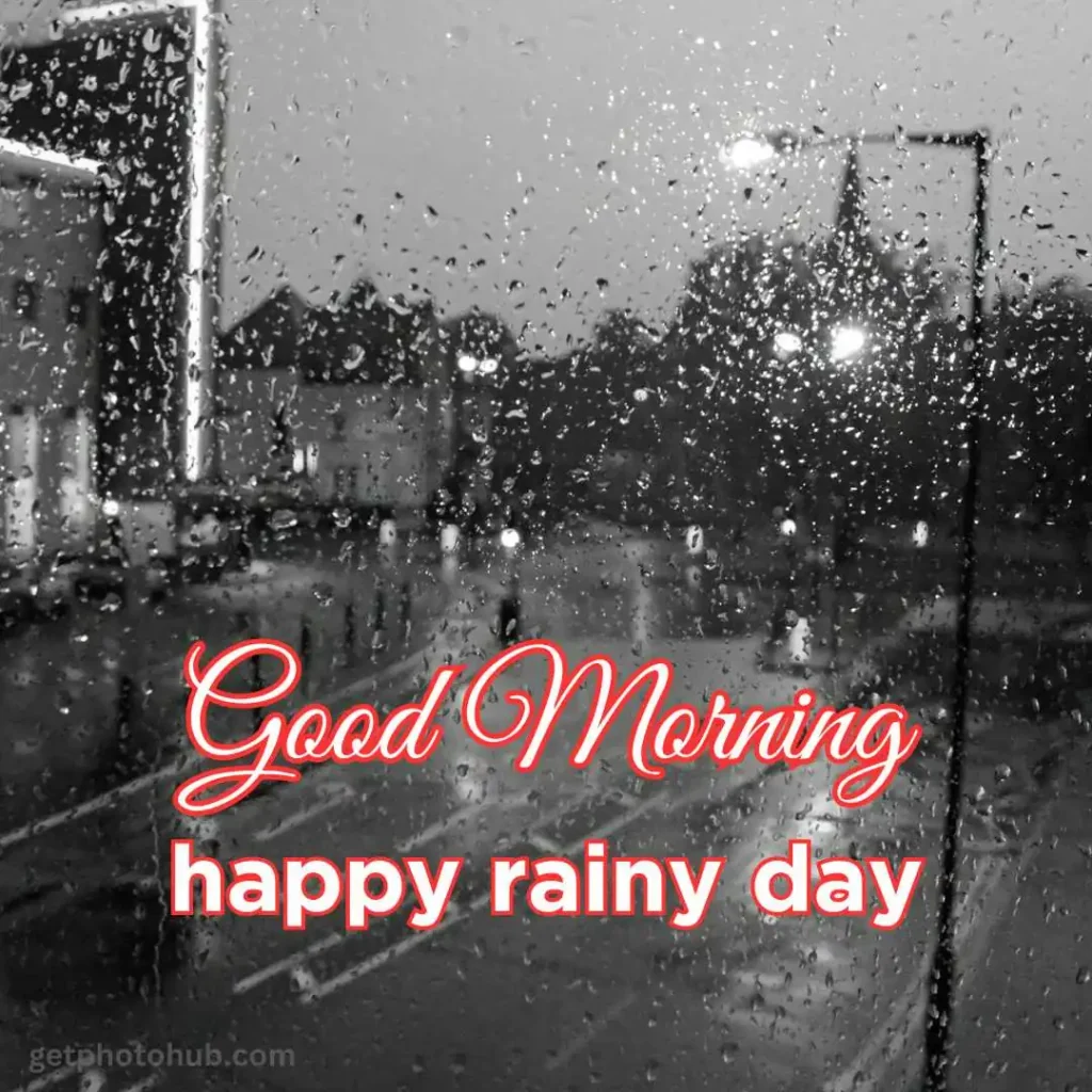 Rainfall Good Morning Image