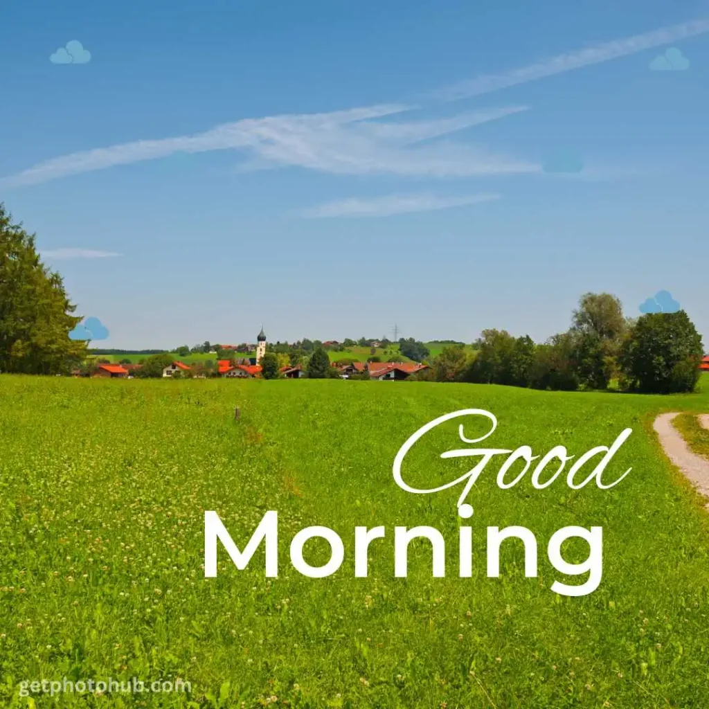 Village Good Morning Nature Image